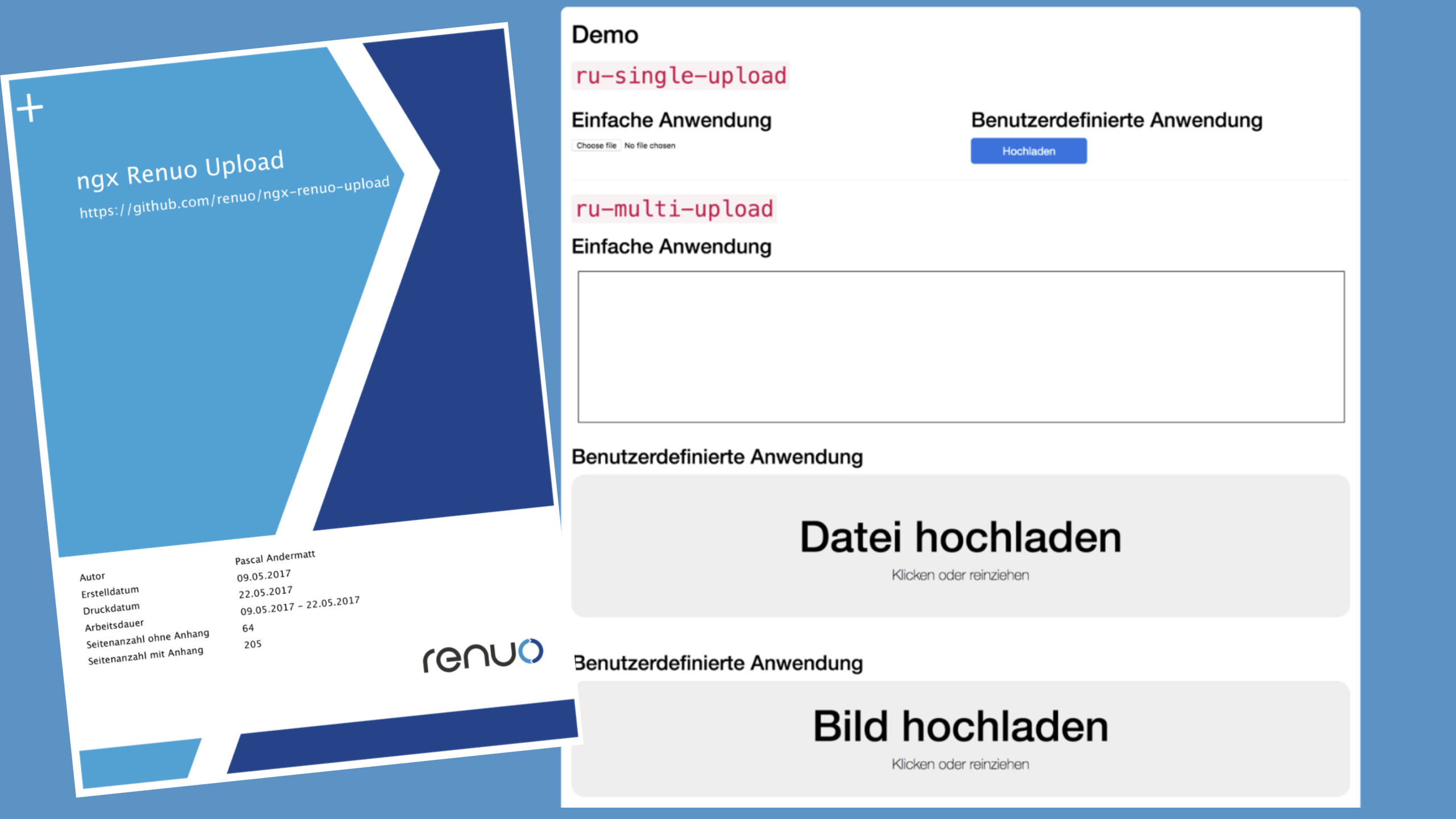 Renuo Upload Web Application